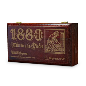 Turrón a la Piedra Caja de Madera 1880 300 g