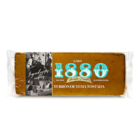 Turrón de Yema Tostada Artesano 1880 300 g