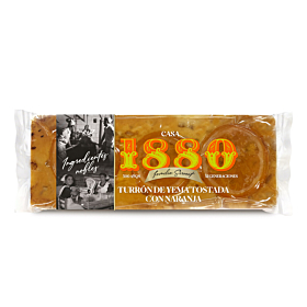 Turrón de Yema Tostada con Naranja Artesano 1880 300 g