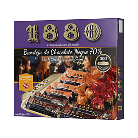 Bandeja de Chocolate Negro 70% 1880 260 g