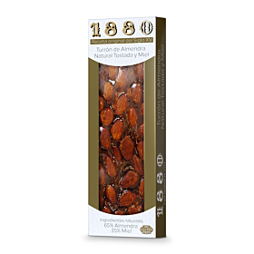 Turrón de Almendra natural y Miel 1880 200 g