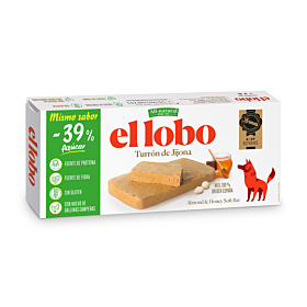 Turrón de Jijona -39% azúcar El Lobo 200 g