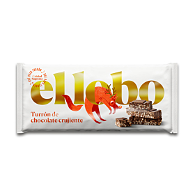 Turrón de Chocolate Crujiente El Lobo 150 g