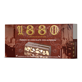 Turrón Chocolate Almendras 1880 250g