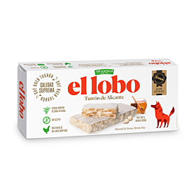 Turrón de Alicante All-Natural El Lobo 250 g