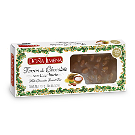 Turrón de Chocolate con Cacahuete Doña Jimena 150 g