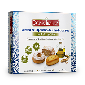 Assortment of Traditional Specialties with Olive Oil Doña Jimena 400 g